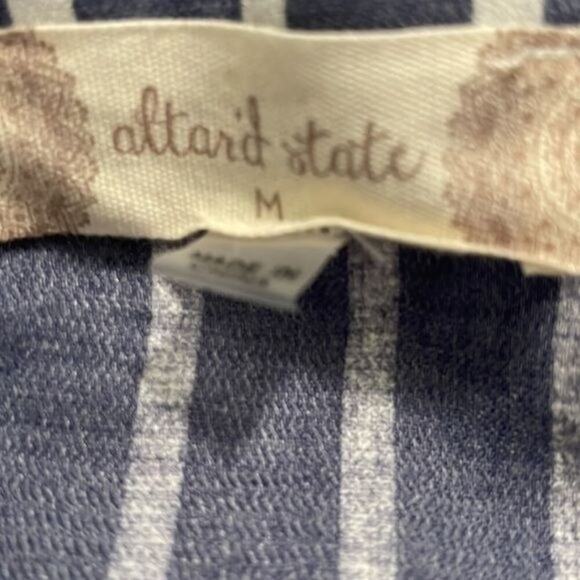 Altar'd State Medium Striped Button Down Skirt - Picture 6 of 7